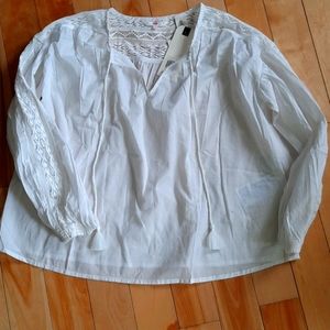 Levi's peasant blouse
